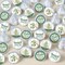 Big Dot of Happiness Family Tree Reunion - Family Gathering Party Small Round Candy Stickers - Party Favor Labels - 324 Count